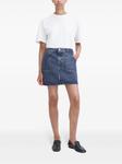 Filippa K юбка мини Patch Pocket, синий - фото 2