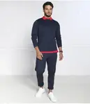 Изогнутая толстовка Salbo Regular fit Boss Green, синий - фото 2