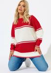 Джемпер Yours Clothing STRIPE, Red - фото 4