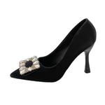 Туфли женские на высоком каблуке Xingdiman, черный - фото 2