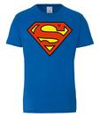 Футболка Logoshirt DC Superman Logo Clean, синий - фото