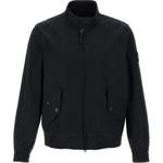 STONE ISLAND Бомбер с высоким воротом, Black - фото