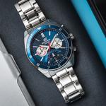 CASIO Часы Men EDIFICE Blue Watch, Blue Dial - фото 2