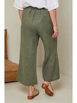 Брюки Curvy Lady Leinen Hose, хаки - фото 3