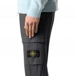 Патч компас суженные штаны карго STONE ISLAND, серый - фото 7