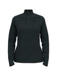 Лонгслив Odlo Sweatshirt Mid layer 1/2 zip ESS, антрацит - фото