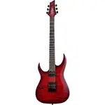 Электрогитара Schecter Sunset-7 Extreme. Леворукая, окраска Scarlet Burst - фото 4