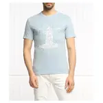 Футболка узкого кроя thewat Guess, синий - фото