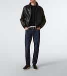 Кожаные кроссовки Warwick Tom Ford, Black + Cream - фото 2