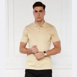 Рубашка-Поло узкого кроя Karl Lagerfeld, бежевый - фото 2