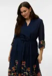 Макси-Платье langes Vero Moda Curve, Navy Blazer - фото 3
