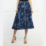 Хитрая юбка Pinko, синий - фото