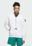 Толстовка Adidas Golf EQUIPMENT QUARTER-ZIP, White - фото