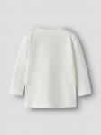 NAME IT Лонгслив 'NBMBENT' в белом цвете - фото 2