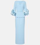 Платье Clemence из крепа с оборками Safiyaa, Vista - фото