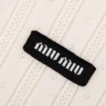 MIU MIU Белая поло для женщин - фото 6