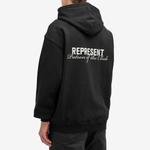 Толстовка с капюшоном «Покровитель клуба» Represent, черный - фото 3