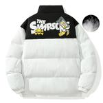 Пуховик унисекс The Simpsons, белый (в комплекте одна фирменная куртка) - фото 3