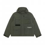 Куртка с капюшоном и карманами Aape, зеленый khe - фото