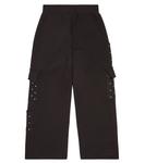 Спортивные брюки из джерси с заклепками Monnalisa, черный - фото 4