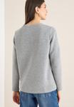 Топ Cecil Long sleeved top, Grau/Mottled Light Grey - фото 2