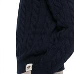 Свитер крупной вязки Bally, синий - фото 6