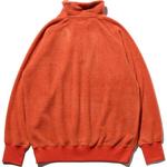 Plus High neck Fleece Sweater Beams, зеленый - фото 4