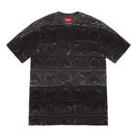 Футболка fw19 week 3 hearts dyed ss top tee Supreme, черный - фото