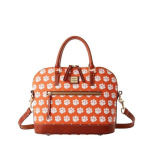 Женская сумка-саквояж на молнии Clemson Tigers Signature Dooney & Bourke, оранжевый - фото 2