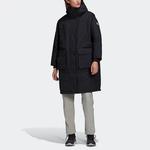 Пуховик женский черный Adidas - фото 2