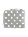 Кошелек в горох Comme Des Garçons Wallet, серый - фото 2
