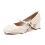 Туфли Мэри Джейн женские бежевый Safiya - фото