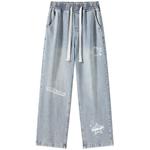 Джинсы унисекс Doraemon, синий - фото