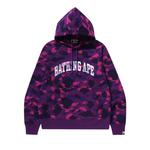 Худи BAPE Color Camo Pullover Hoodie, Purple - фото