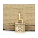 Кожаная сумка через плечо Michael Kors, бежевый - фото 4