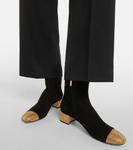 Украшенные замшевые ботильоны Rene Caovilla, мультиколор - фото 4