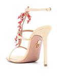 Aquazzura босоножки Capri Crush 105, серый - фото 3