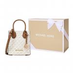 MICHAEL KORS Кожаная сумка для нот Мерсер - фото 7