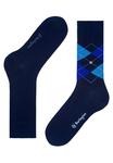 Носки EVERYDAY MIX 2-PACK ARGYLE ONE-SIZE Burlington, синий - фото