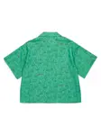 Рубашка с принтом Marni Kids, зеленый - фото 2
