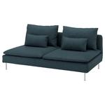 Чехол для 3-х местной секции IKEA, цвет Hillared dark blue - фото