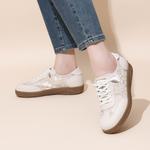 Низкие женские скейтерские кеды Cigna, экрю - фото 9