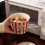 Modengzhufu керамическая миска для лапши с крышкой, набор, цвет Maimi - фото 6