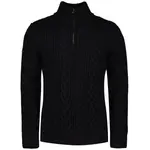 Свитер Superdry Jacob half zip, черный - фото