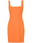 Emilia Wickstead мини-платье Salma с фактурным рисунком, оранжевый - фото