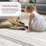 Ковер nuLOOM, 153 x 153 см, Nova Bohemian Striped, Grey - фото 6