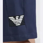 Шорты стандартного кроя Ea7, синий - фото 4