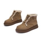 Зимние сапоги женские EBLAN, хаки (на флисовой подкладке) - фото 3