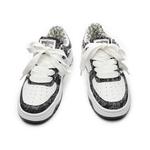 LAZY BONS Стильные кроссовки для скейтбординга унисекс, Черный деним - фото 5