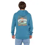 Толстовка Rip Curl Grateful Shred Zip full zip, синий - фото 2